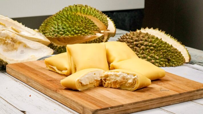 bánh crepe sầu riêng
