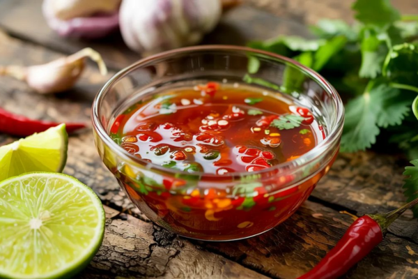nước mắm chua ngọt ăn bánh xèo