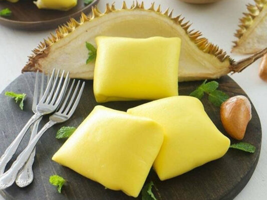 bánh crepe sầu riêng