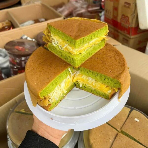 bánh bò kẹp dừa